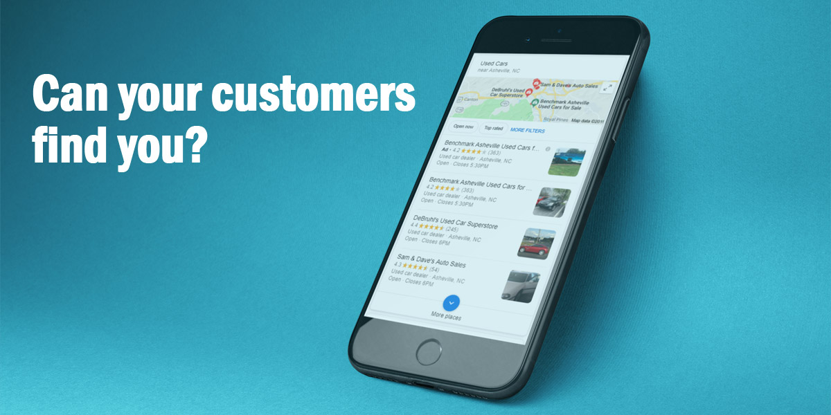 Google Business Profile for a car dealership